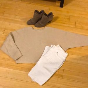 H&M cropped oversized sweater - EUC